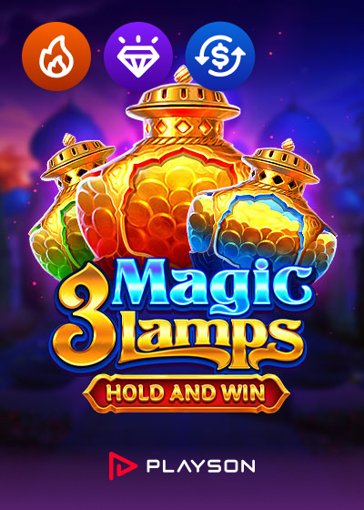 3 Magic Lamps Hold and Win
