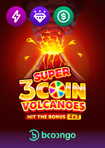 3 Super Coin Volcanoes Hit the Bonus