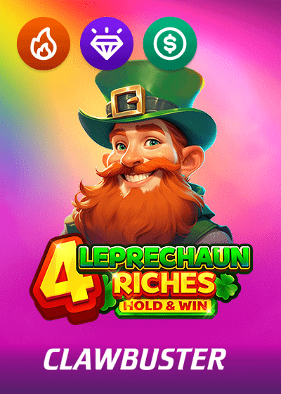 4 Leprechaun Riches Hold and Win